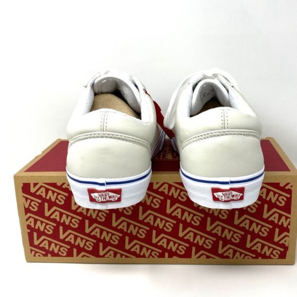💖MEGA SALE💖VANS Old Skool Butter Leather White Shoes Women's VN0A4U3B2NU - Picture 5 of 9